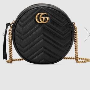 GG Marmont mini round shoulder bag